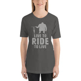 Live To Ride, Ride to Live Unisex 100% Cotton Tee